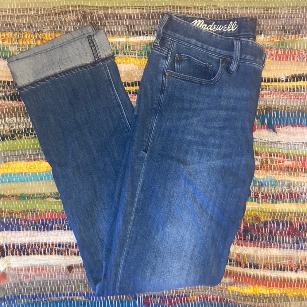 Madewell straight legged cropped jeans- size 27